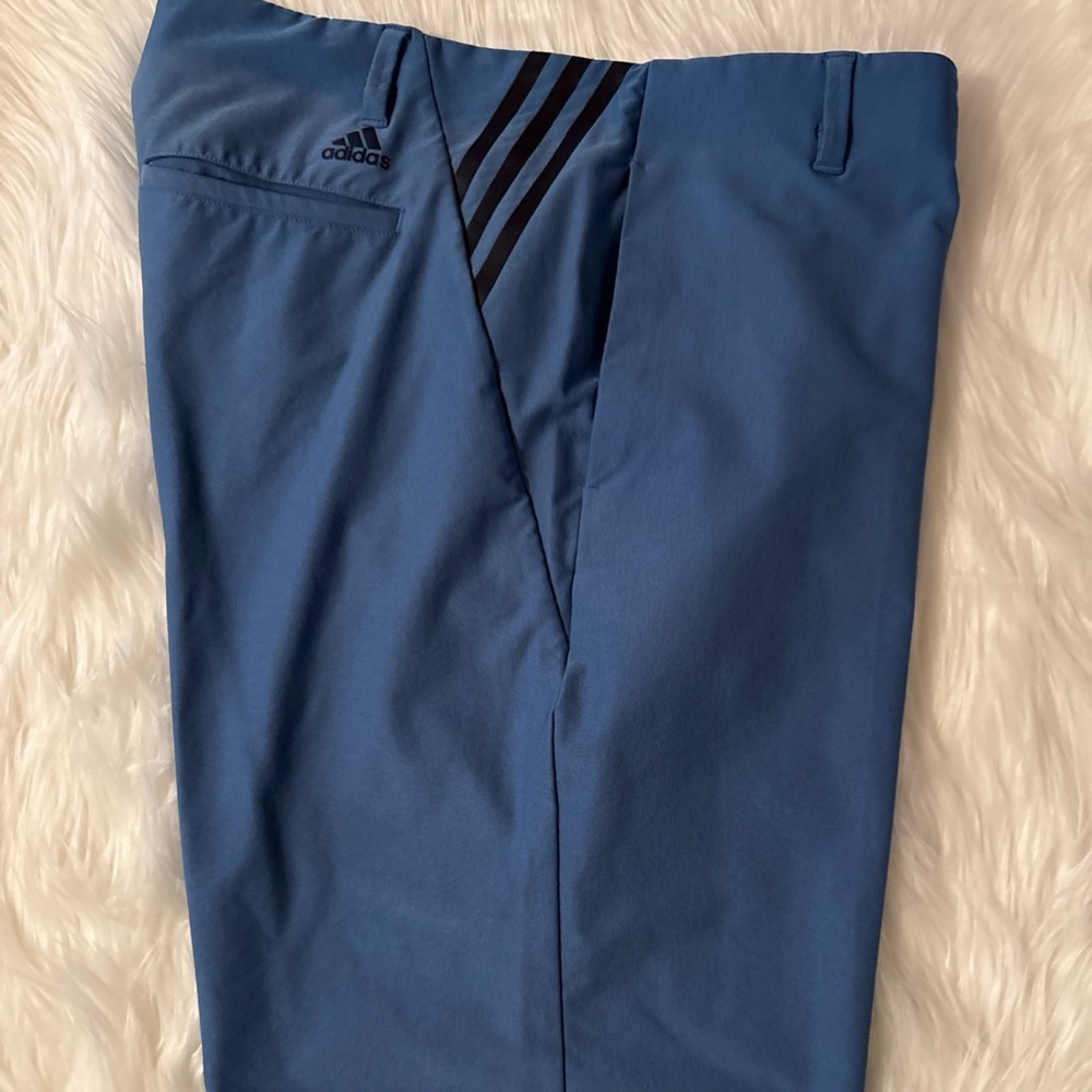 Adidas Men’s Stretchy W38 Shorts In Size 38 Blue & Black